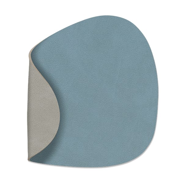 Nupo coaster reversible curve 1 pcs, lightblue-light grey LIND DNA