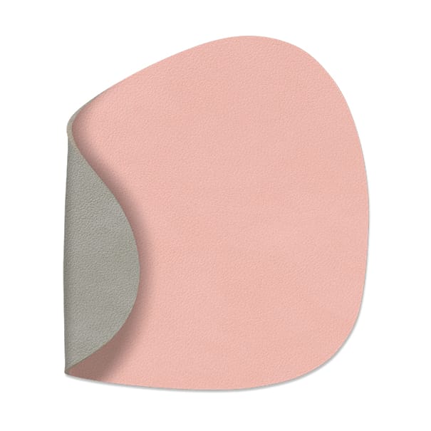 Nupo coaster reversible curve 1 pcs, pink-light grey LIND DNA