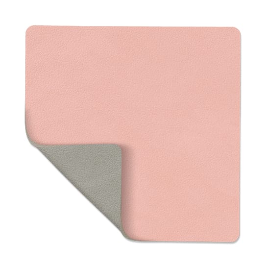 Nupo coaster reversible square 1 pc, pink-light grey LIND DNA