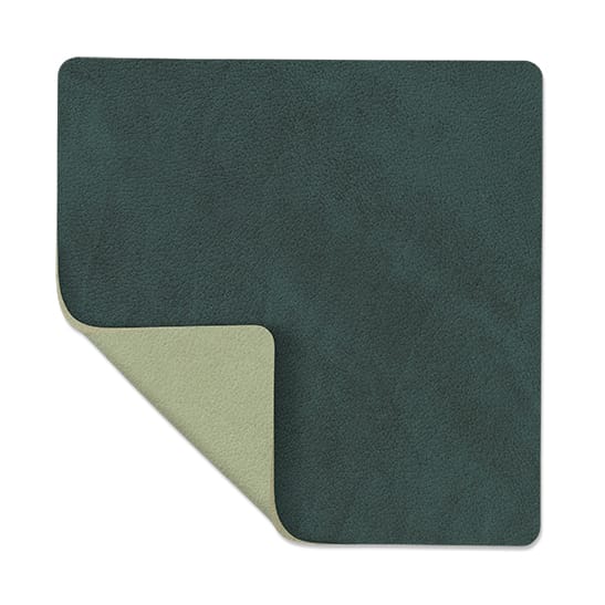 Nupo coaster square reversible 1 pcs, Dark green-olive green LIND DNA