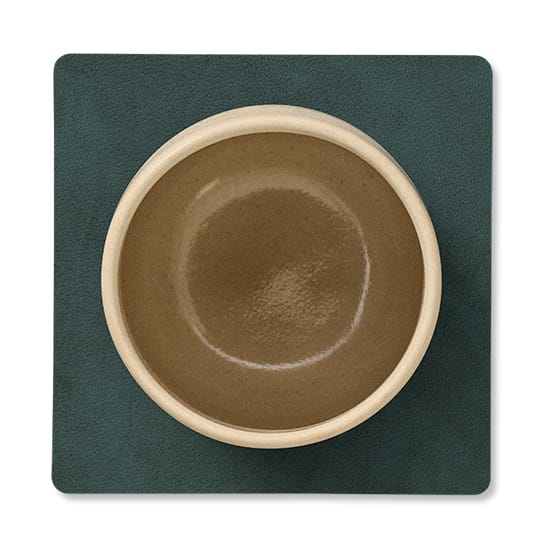 Nupo coaster square reversible 1 pcs, Dark green-olive green LIND DNA