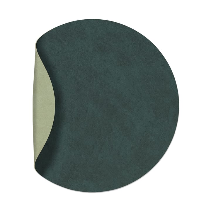 Nupo placemat circle reversible M 1 pcs - Dark green-olive green - LIND DNA