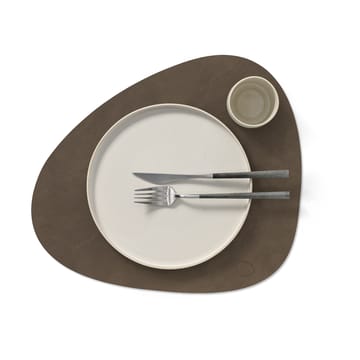 Nupo placemat curve L - Caviar - LIND DNA