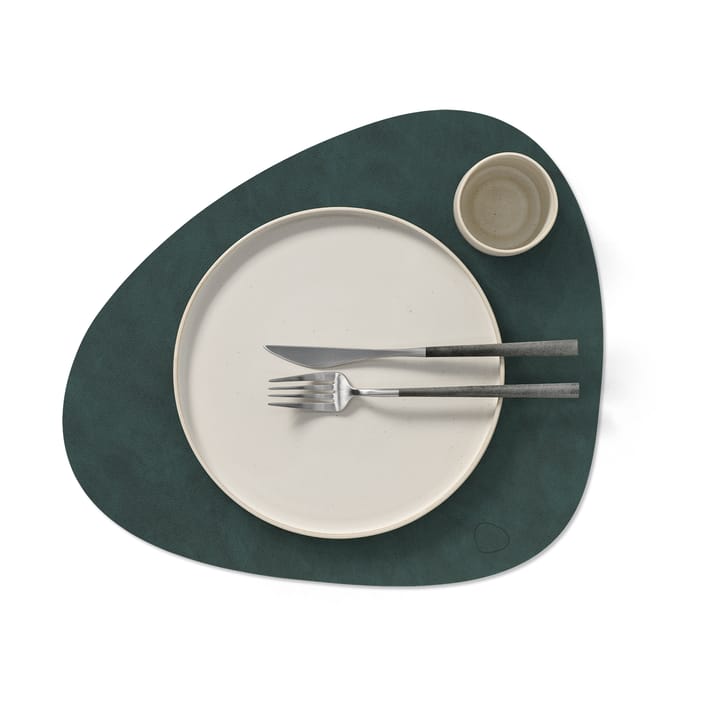 Nupo placemat curve L, dark green LIND DNA