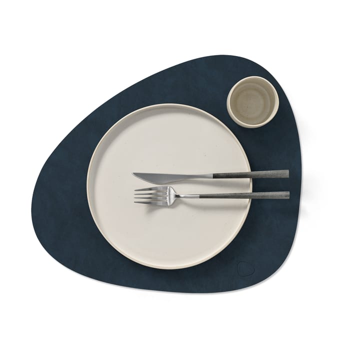 Nupo placemat curve L, Midnight blue LIND DNA