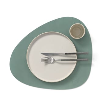 Nupo placemat curve L - pastel green - LIND DNA