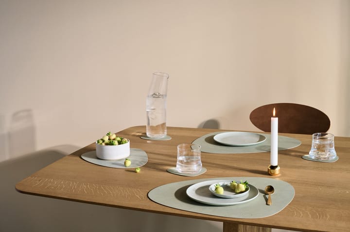 Nupo placemat curve S, Olive green LIND DNA