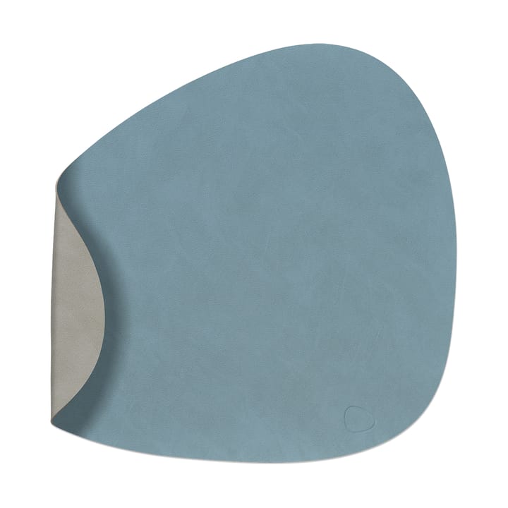 Nupo placemat reversible curve L 1 pc - light blue-light grey - LIND DNA