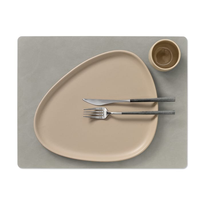 Nupo placemat reversible square L 1 pc, anthracite-light grey LIND DNA