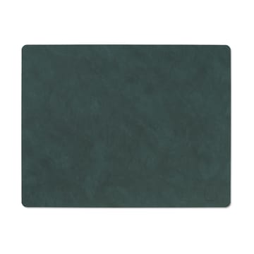 Nupo placemat reversible square L 1 pc - Dark green-olive green - LIND DNA