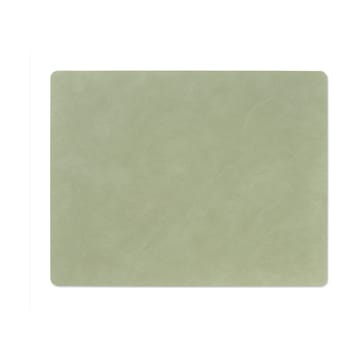 Nupo placemat reversible square L 1 pc - Dark green-olive green - LIND DNA