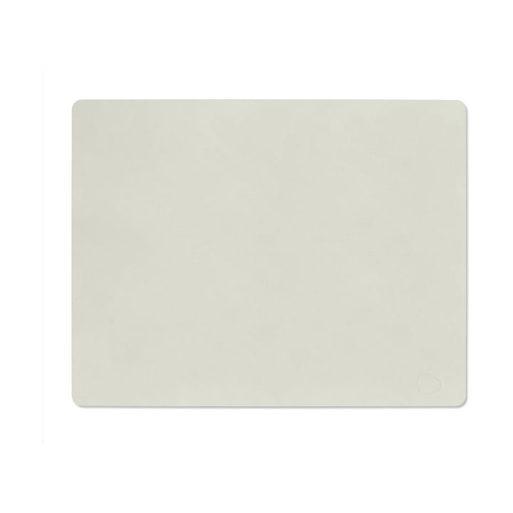 Nupo placemat reversible square L 1 pc, Linen-Flint grey LIND DNA