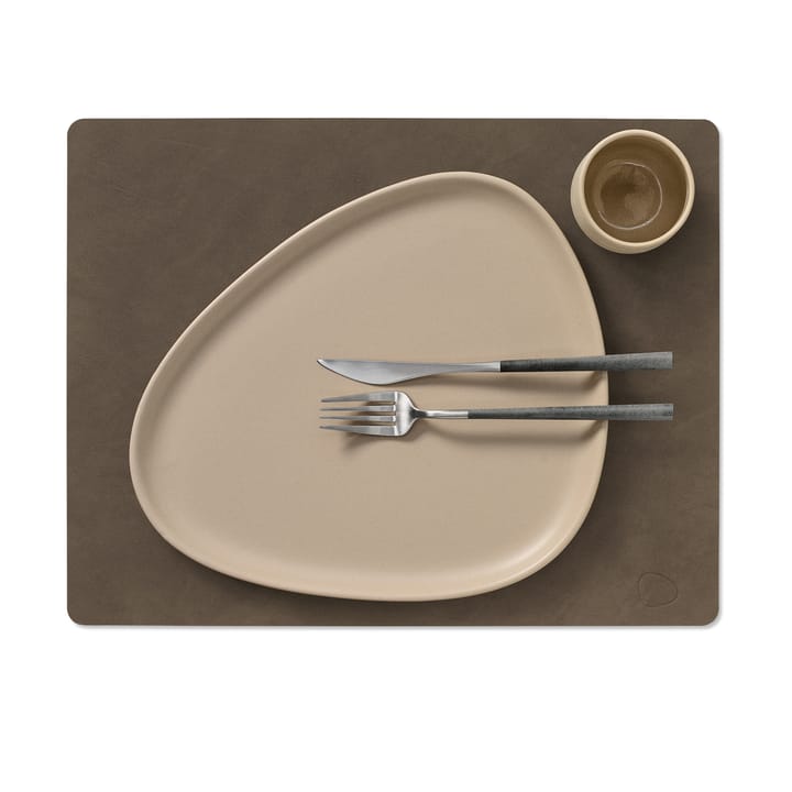 Nupo placemat square L, Caviar LIND DNA