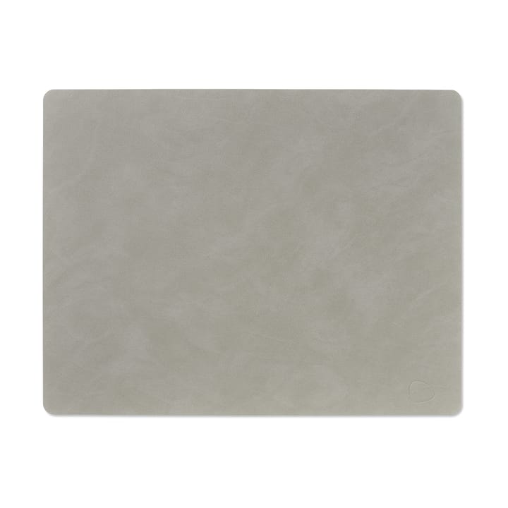 Nupo placemat square L - light grey - LIND DNA