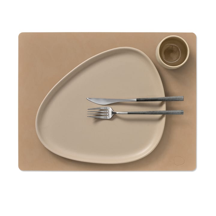 Nupo placemat square L, Nougat LIND DNA