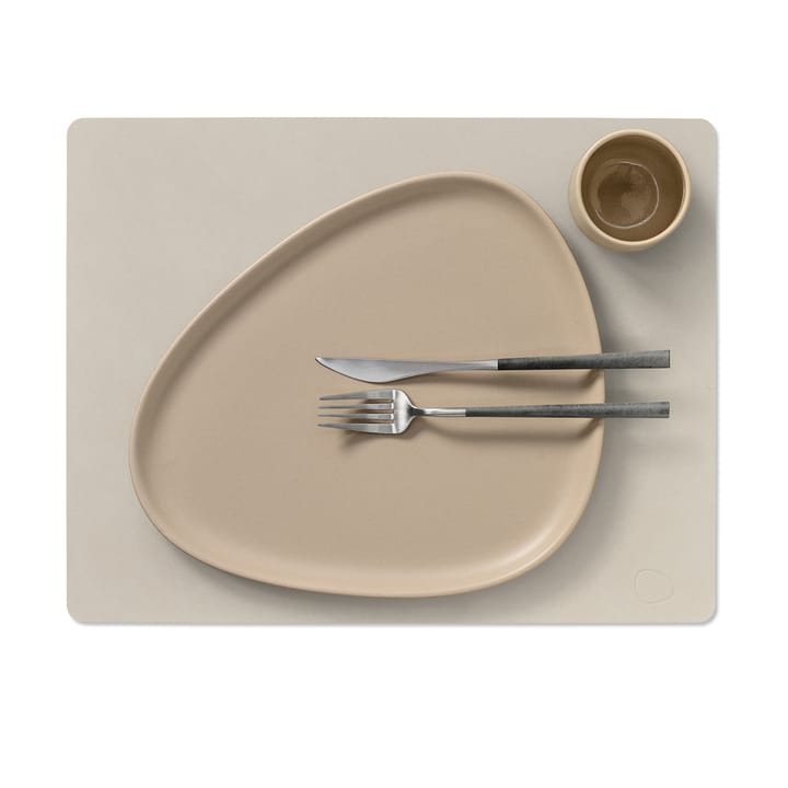 Nupo placemat square L, Oyster white LIND DNA