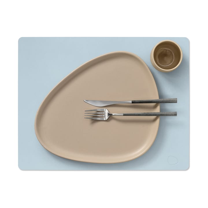 Nupo placemat square L, Soft sky LIND DNA