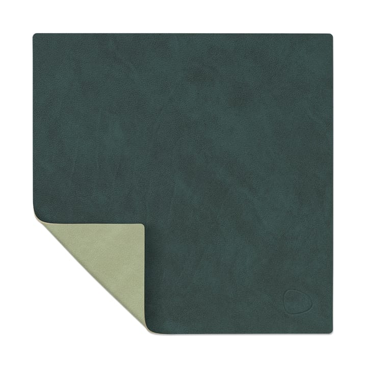 Nupo placemat square reversible S 1 pcs - Dark green-olive green - LIND DNA