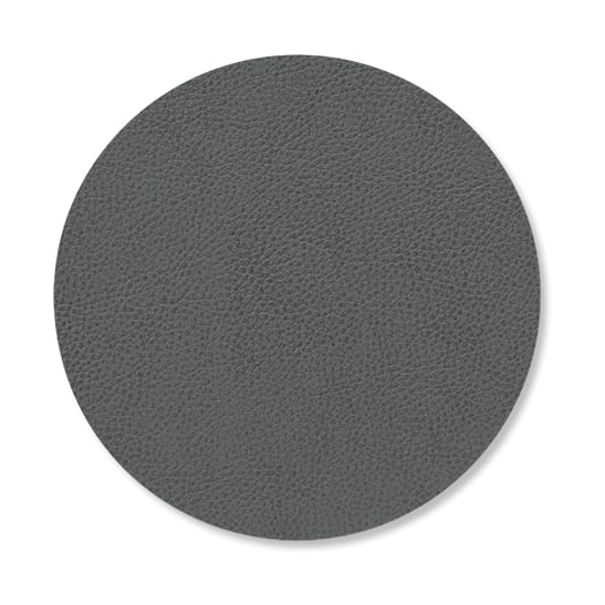 Serene coaster circle Ø10 cm, Anthracite LIND DNA