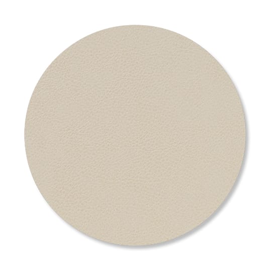 Serene coaster circle Ø10 cm, Cream LIND DNA