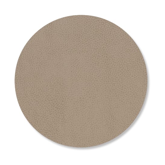 Serene coaster circle Ø10 cm, Mole Grey LIND DNA