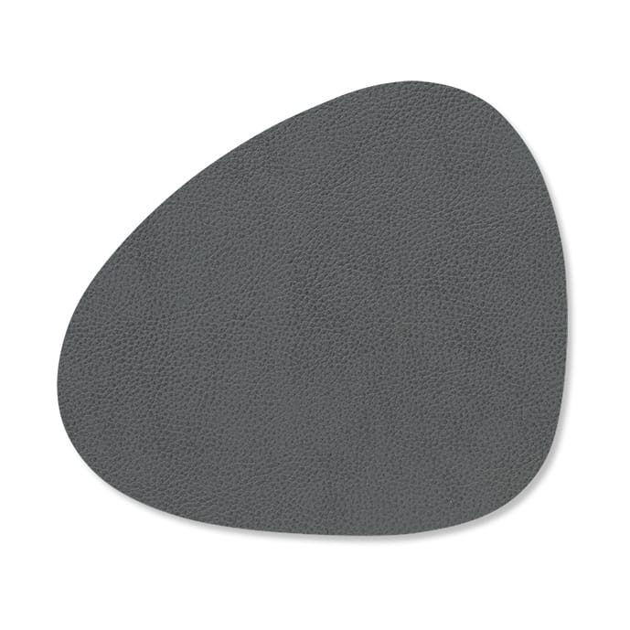 Serene coaster curve 11x13 cm, Anthracite LIND DNA