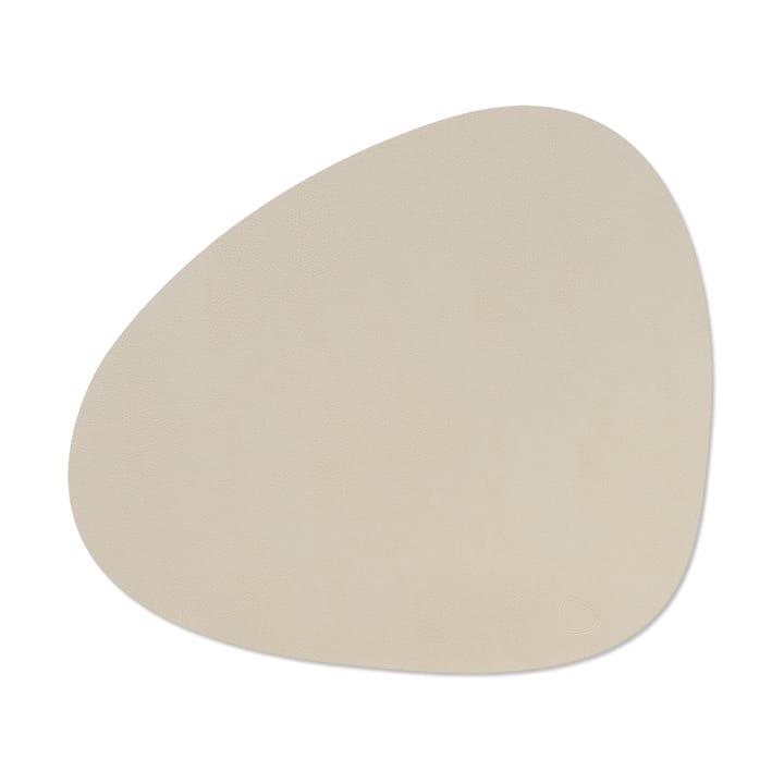 Serene placemat curve L 37x44 cm - Cream - LIND DNA