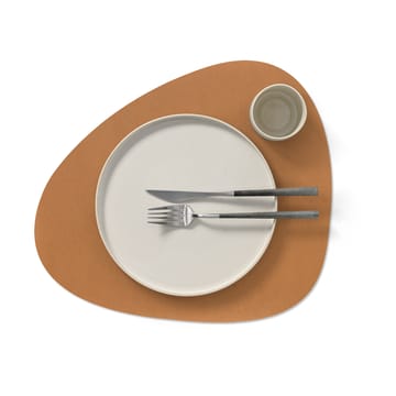 Serene placemat curve L 37x44 cm - Nature - LIND DNA