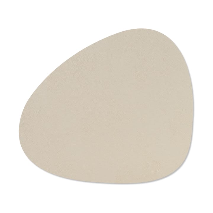 Serene placemat curve M, Cream LIND DNA