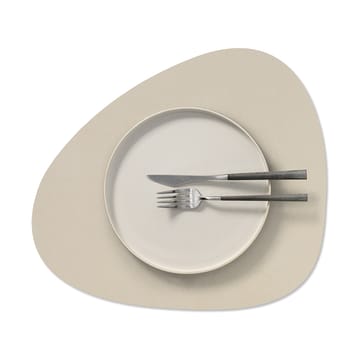 Serene placemat curve M - Cream - LIND DNA