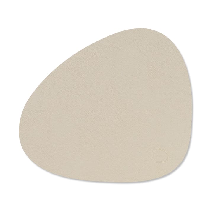 Serene placemat curve S 24x28 cm - Cream - LIND DNA