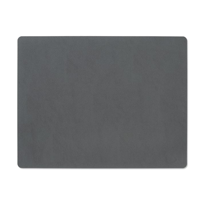 Serene placemat square L 35x45 cm, Anthracite LIND DNA