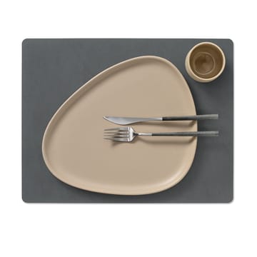 Serene placemat square L 35x45 cm - Anthracite - LIND DNA