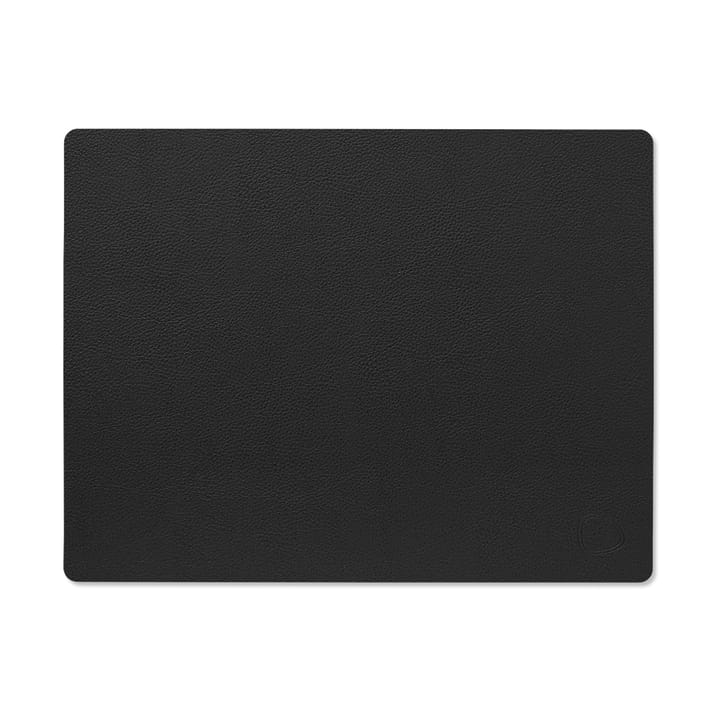 Serene placemat square M 26.5x34.5 cm - Black - LIND DNA