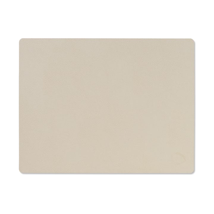 Serene placemat square M 26.5x34.5 cm - Cream - LIND DNA