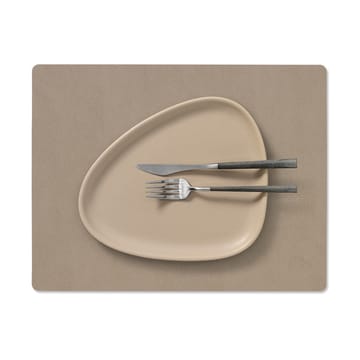 Serene placemat square M 26.5x34.5 cm - Mole Grey - LIND DNA