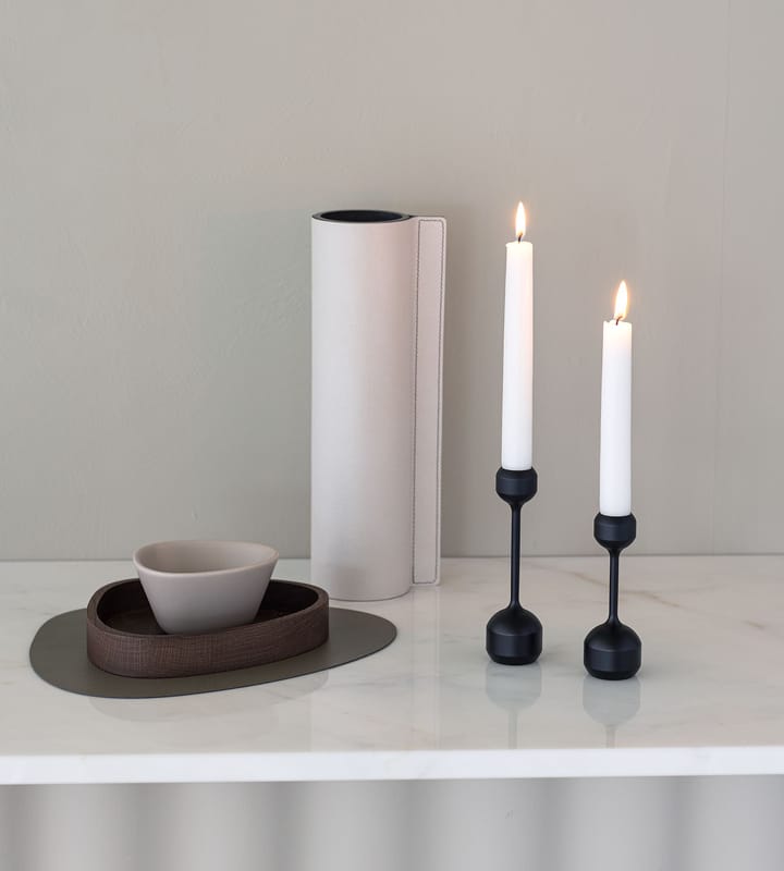 Silhouette candle sticks 2 pieces, Black LIND DNA