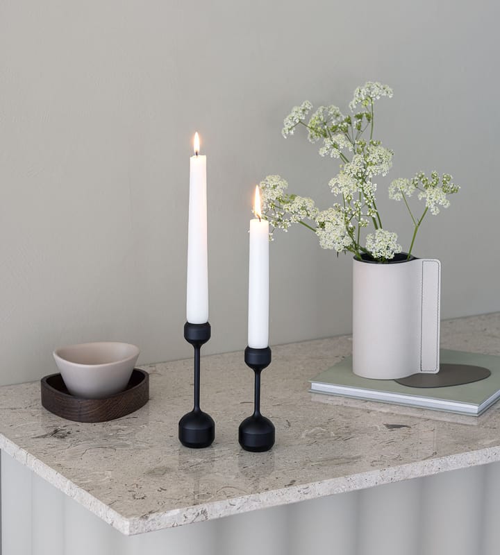 Silhouette candle sticks 2 pieces, Black LIND DNA