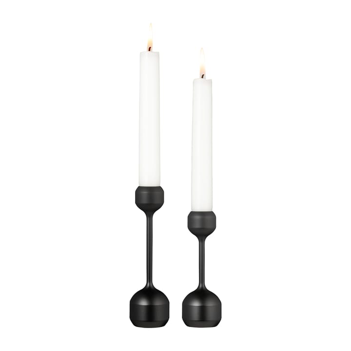 Silhouette candle sticks 2 pieces, Black LIND DNA