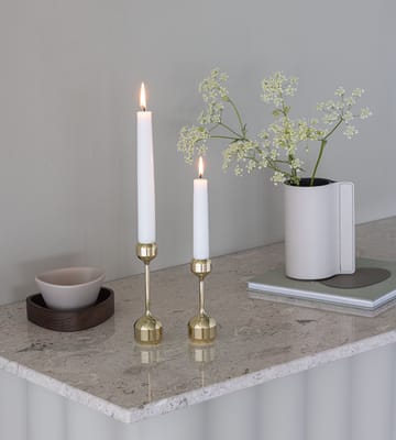 Silhouette candle sticks 2 pieces - Gold - LIND DNA