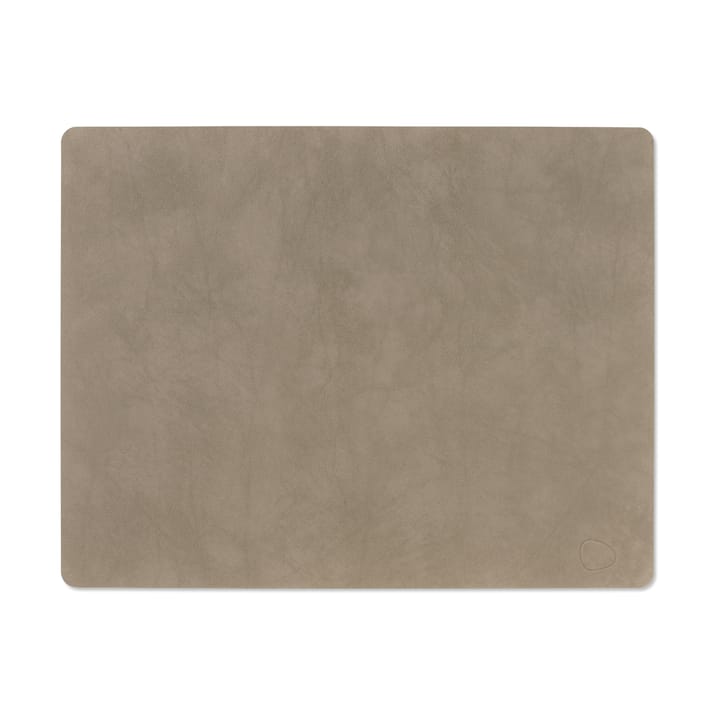 Square Nupo placemat 35x45 cm - Nomad grey - LIND DNA