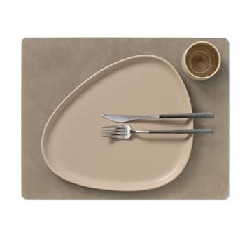 Square Nupo placemat 35x45 cm - Nomad grey - LIND DNA