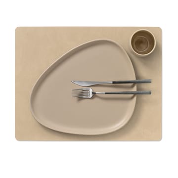 Square Nupo placemat 35x45 cm - Sand - LIND DNA