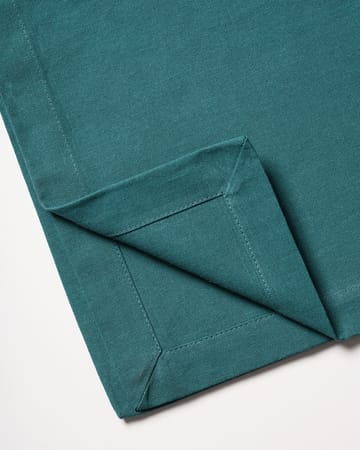 Robert napkins 4-pack - Dark grey-turquoise - Linum