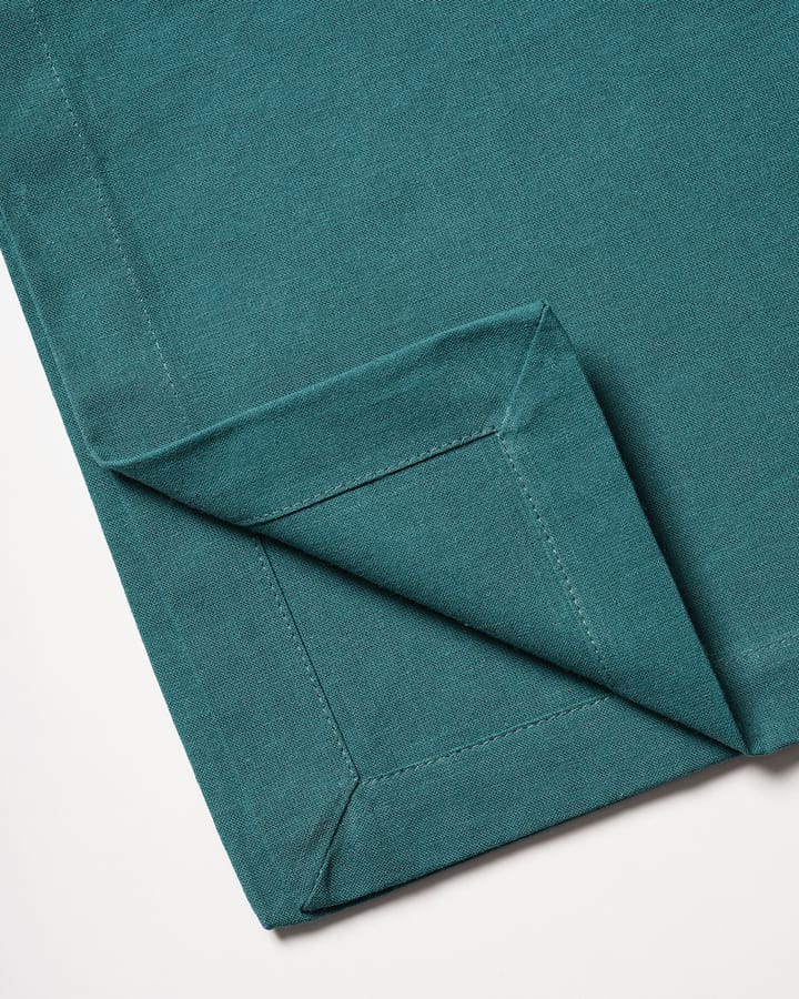 Robert napkins 4-pack, Dark grey-turquoise Linum