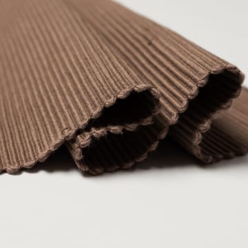 Uni placemat 35x46 cm 4-pack - Dark mole brown - Linum