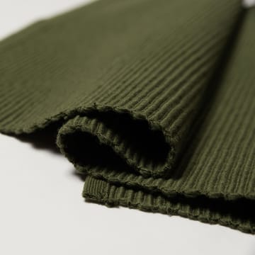 Uni placemat 35x46 cm 4-pack - Dark olive green - Linum