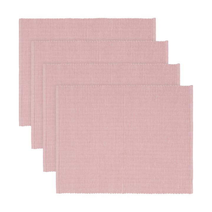 Uni placemat 35x46 cm 4-pack - Dusty Pink - Linum