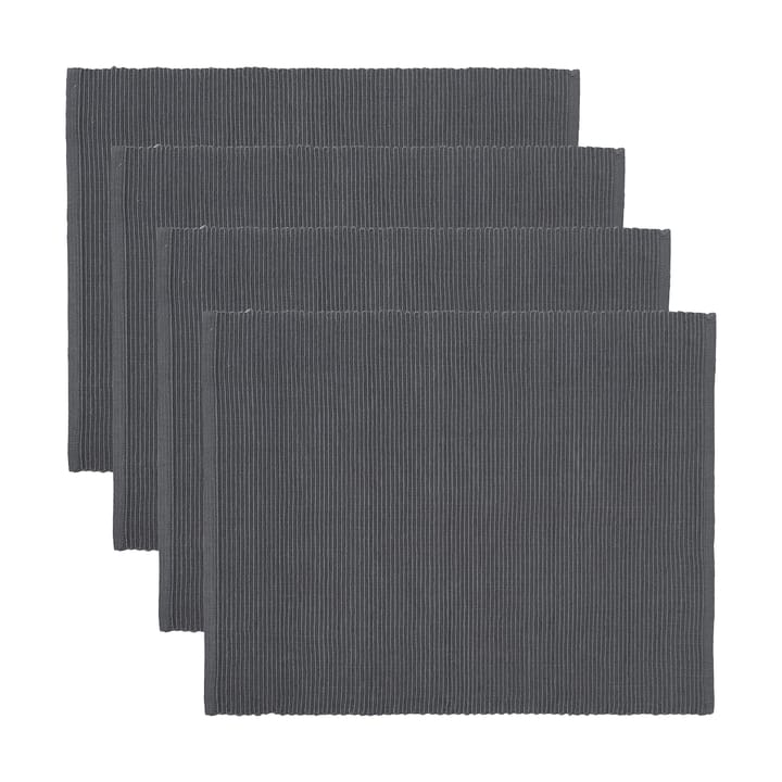 Uni placemat 35x46 cm 4-pack - Granite Grey - Linum