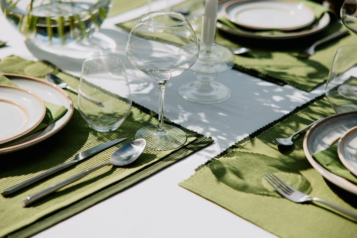 Uni placemat 35x46 cm 4-pack, Moss green Linum